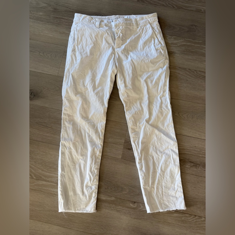 Frank & Eileen Crisp White Chinos